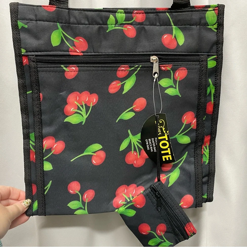 N/A cherry tote